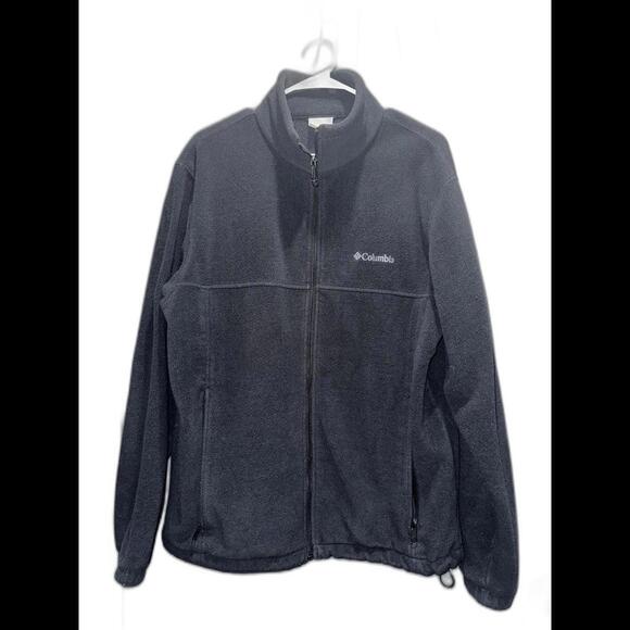 Columbia Men’s Fleece Jacket - Lightweight Zip-Up L - Picture 1 of 3